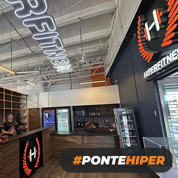 Barra de bebidas de Hiperfitness